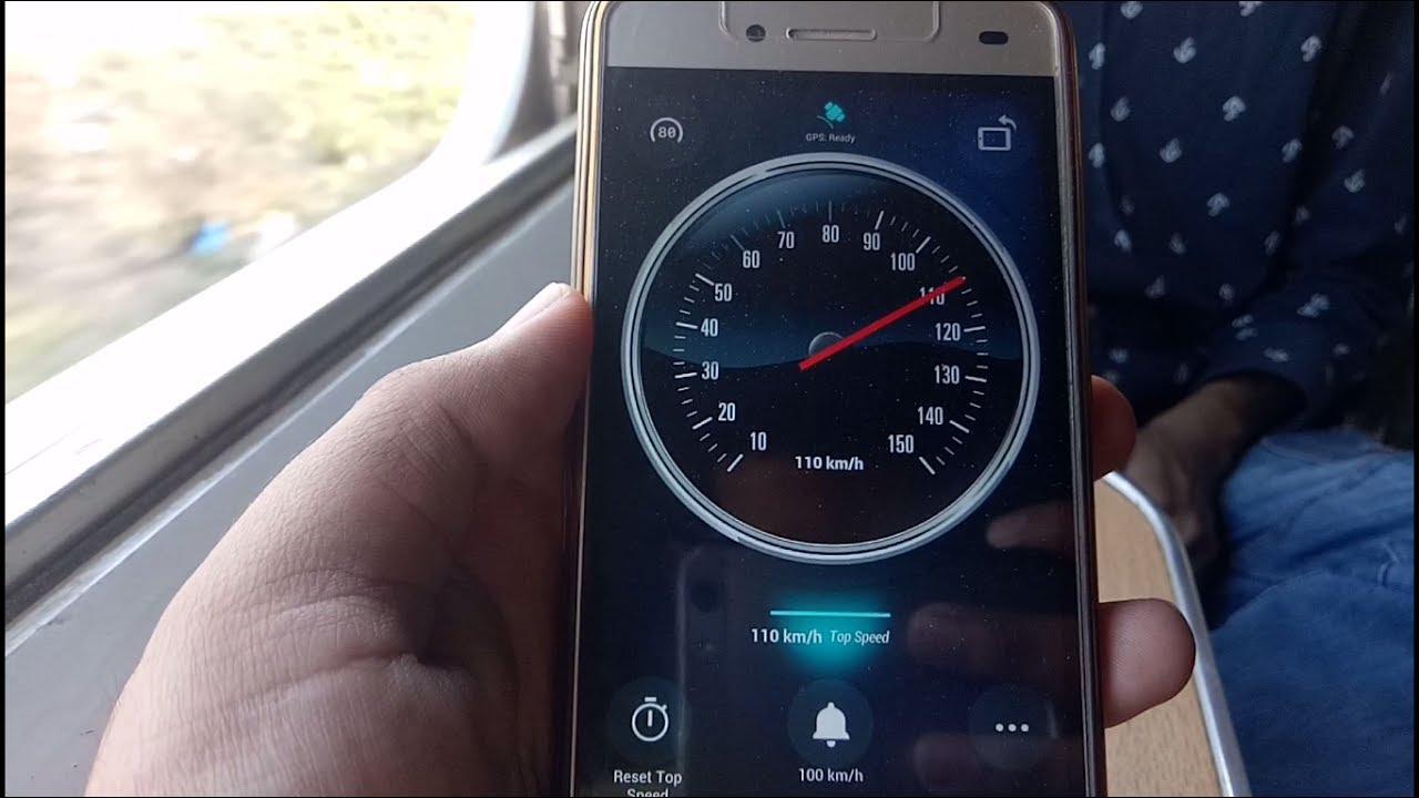 Pakistan Fast Train Pak Business Express speed measured with GPS Speedometer