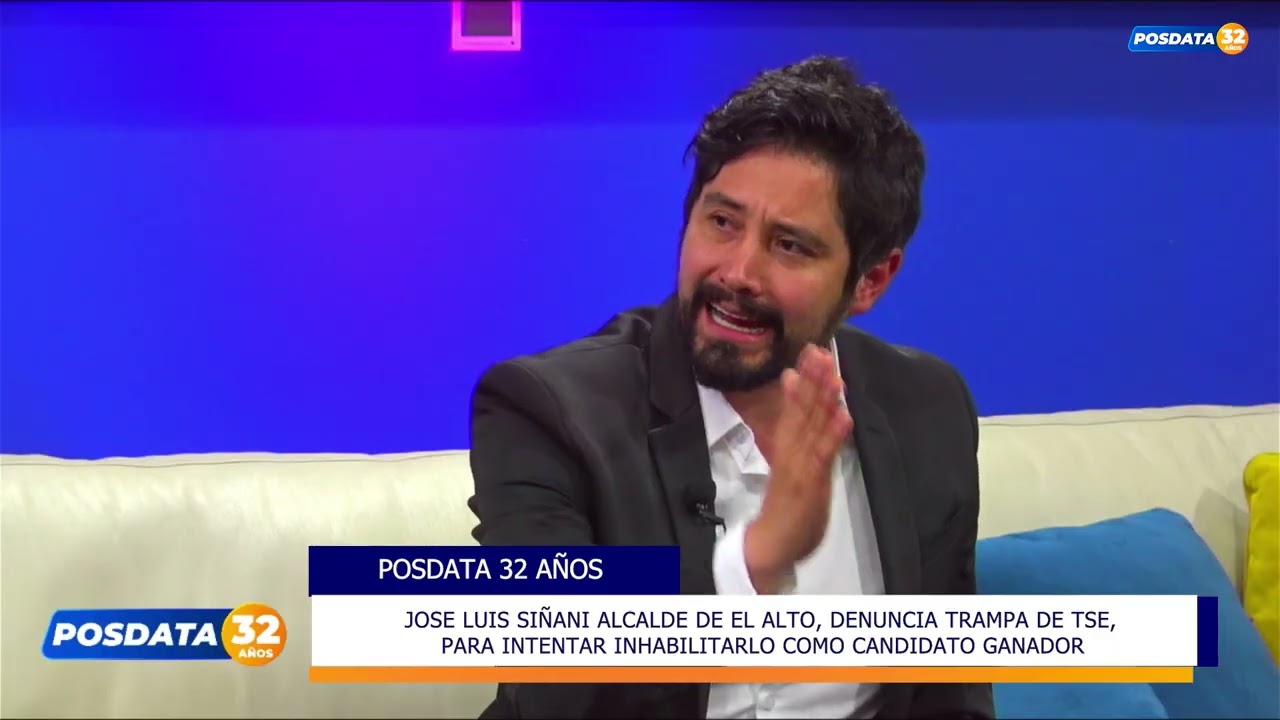JOSÉ LUIS SIÑANI DENUNCIA “TRAMPA” DEL TSE PARA INTENTAR INHABILITAR SU CANDIDATURA.