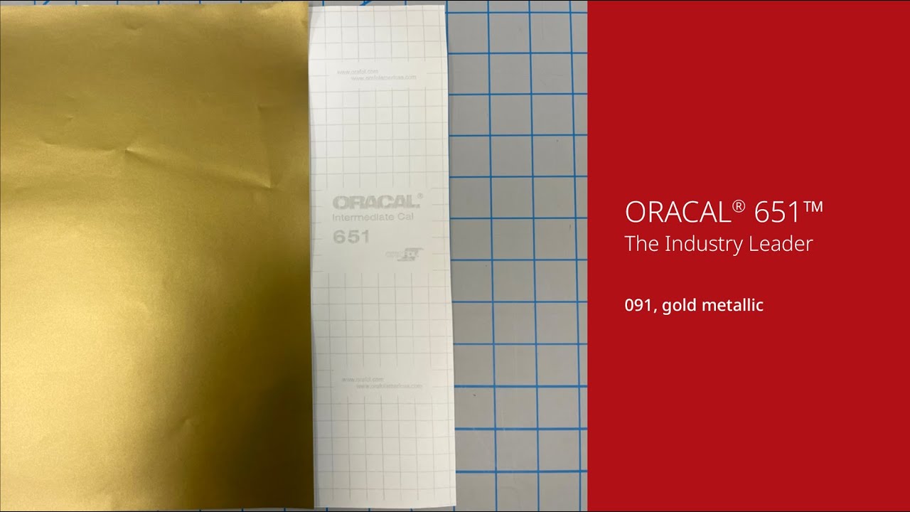 ORACAL® 651™ Gold Metallic Organization Trays