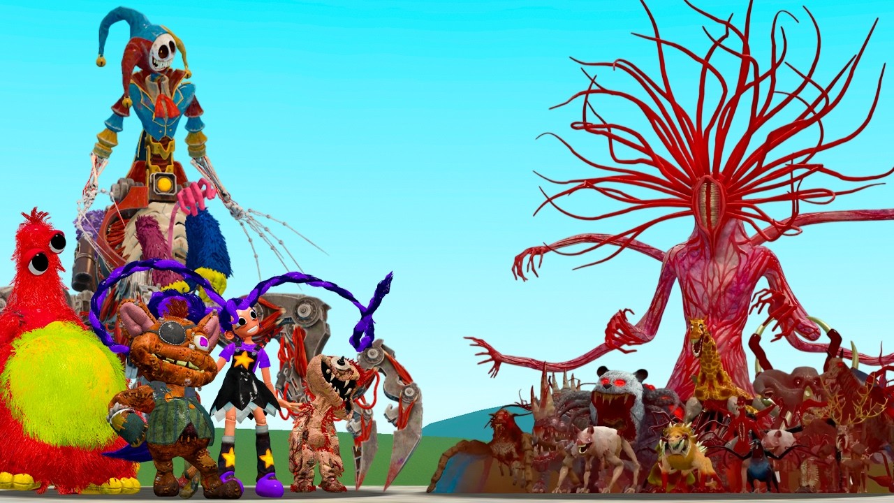 NEW POPPY PLAYTIME CHAPTER 5 FAMILY VS ALL ZOOCHOSIS MONSTERS FAMILY In Garry's Mod!