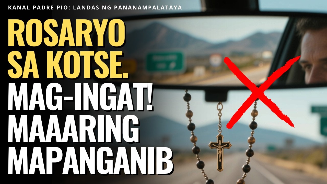 Rosaryo sa salamin ng kotse: simbolo ng pananampalataya o bagay na dapat iwasan?