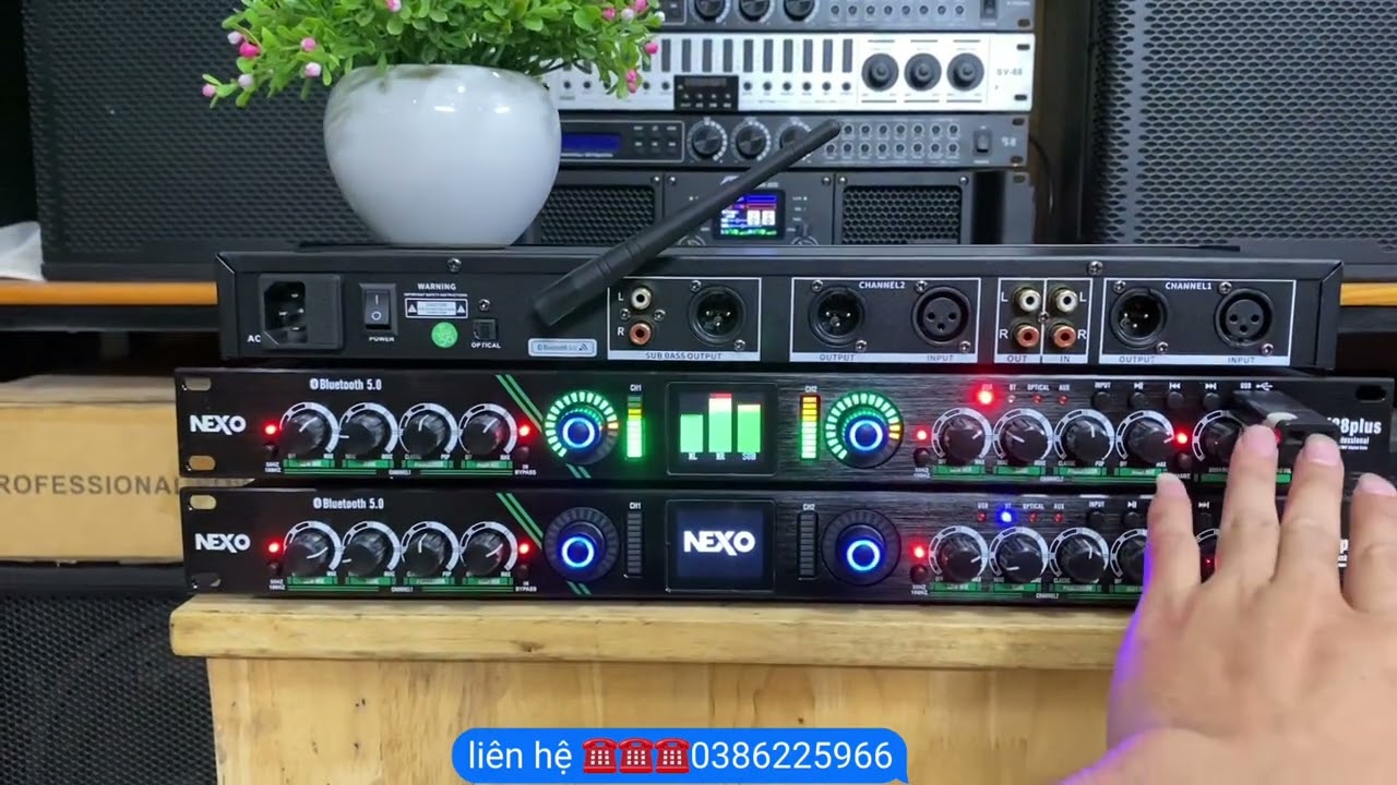 Xả Nâng tiếng Nexo x88plus mẫu nâng tiếng cực hay cho dàn âm thanh karaoke