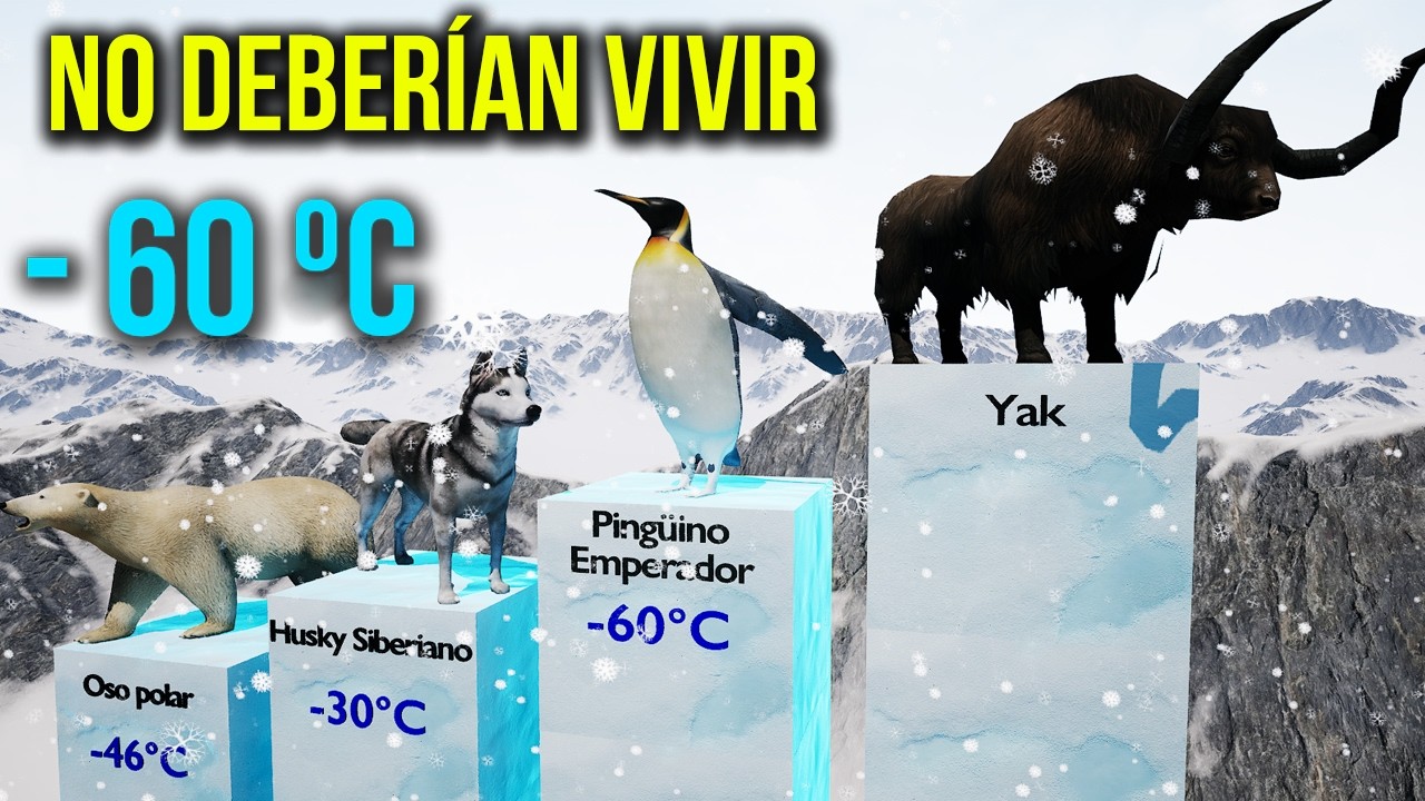 🥶 Los animales más resistentes al FRIO extremo