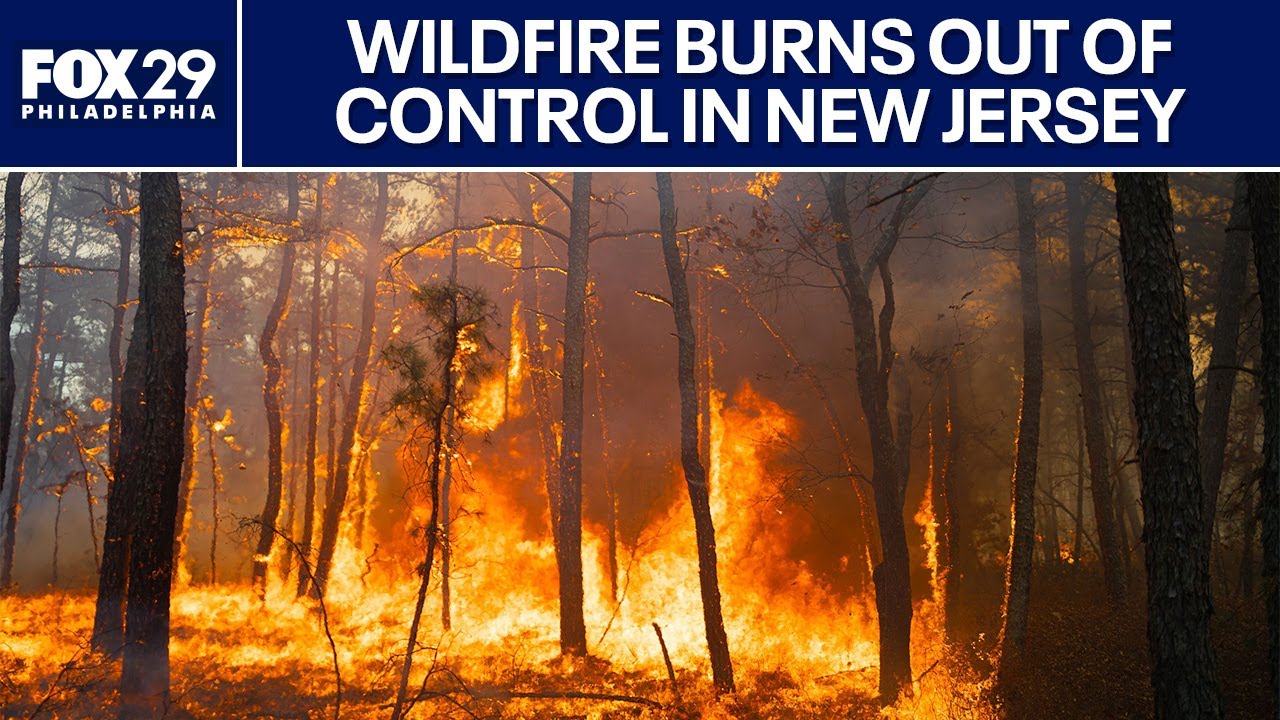 Wildfire burns uncontained in New Jersey | FOX 29 News Philadelphia