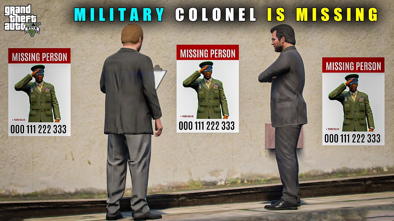 GTA 5 : MILITARY COLONEL IS MISSING || BB GAMING