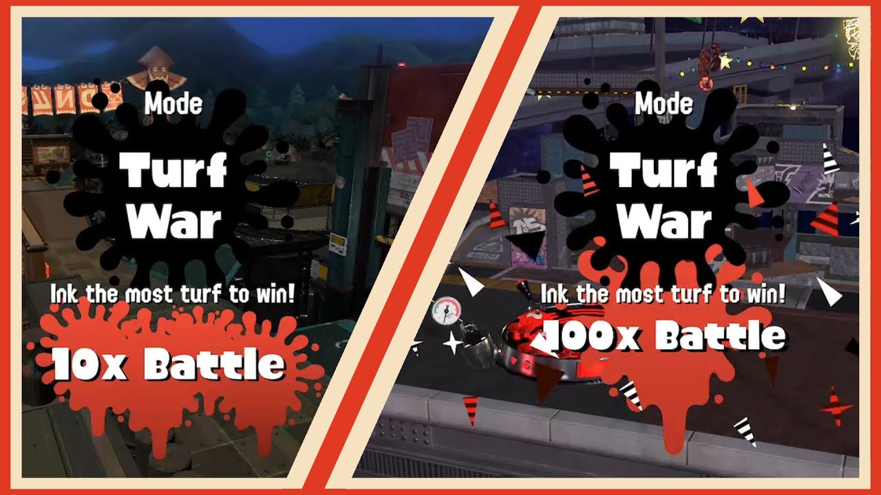 Splatoon 2 Splatfest 10x 100x Battle Intros and Wins