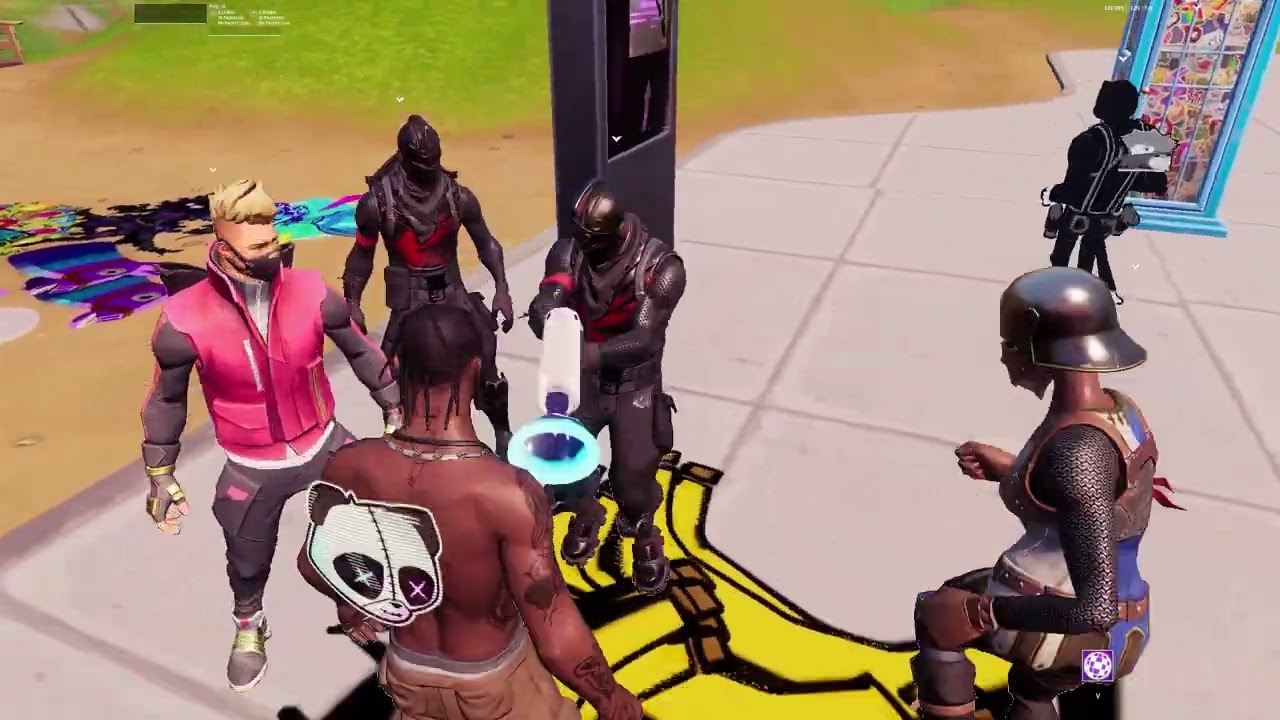 Flexing rarest emotes on party royale
