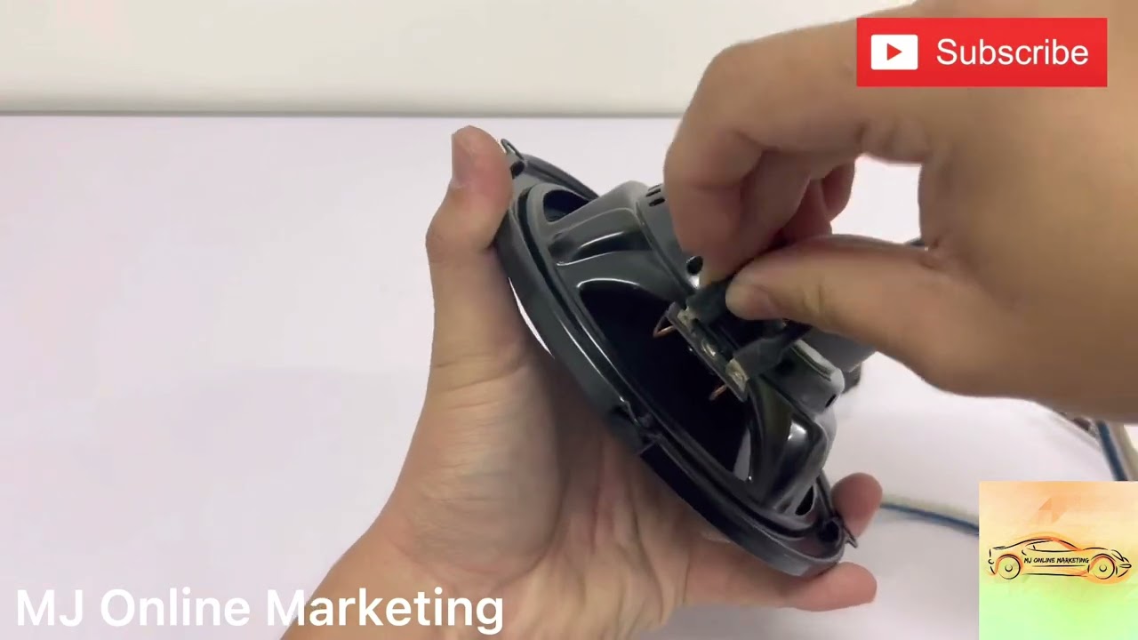 How to connect wiring for your Car Component Speaker * Demonstrate by using JBL Speaker *