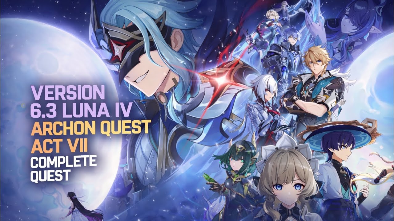 VERSION 6.3 LUNA IV ARCHON QUEST ACTVll COMPLETE QUEST 