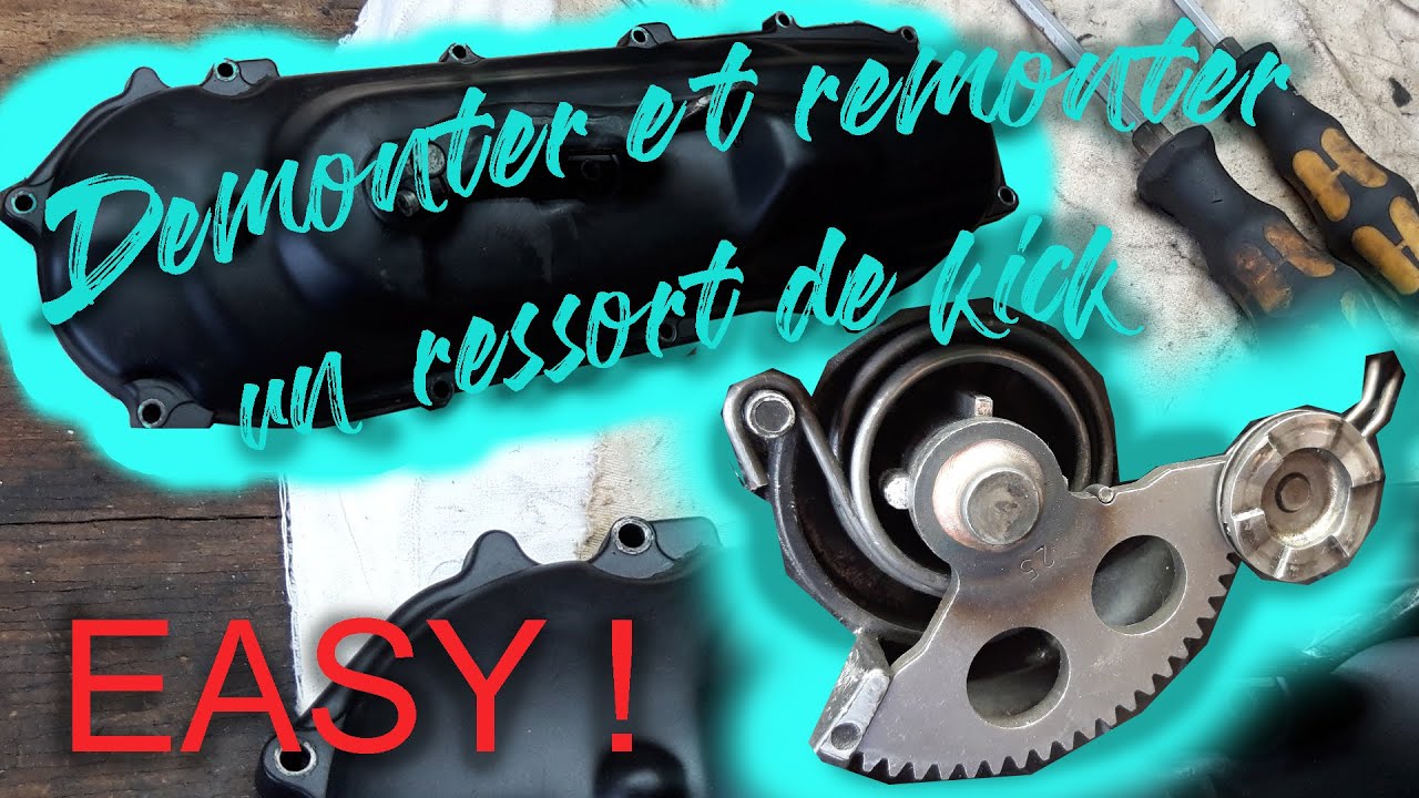 Démonter et remonter un ressort de Kick de scooter ! en gardant tous ses doigts !