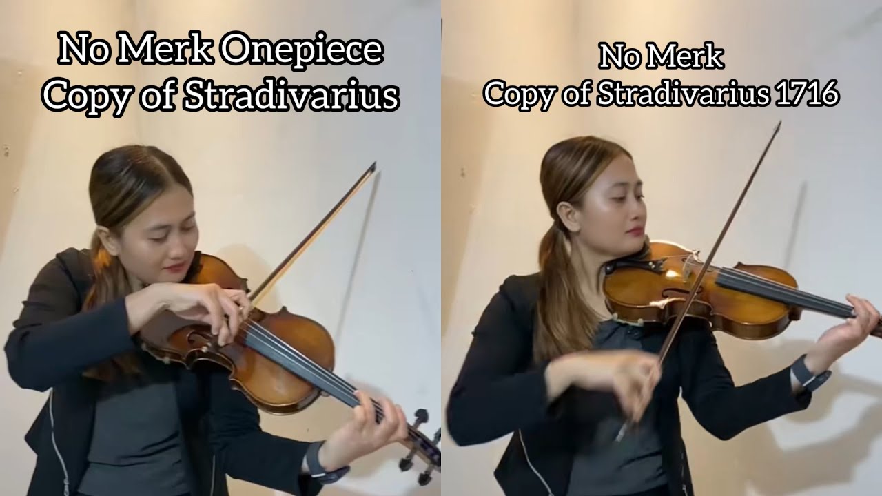 Review 2 Biola No Merk Copy of Stradivarius Good Quality Violin di SE Music House Bandung