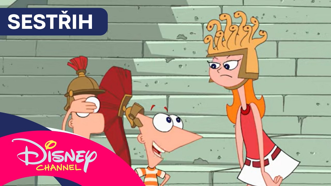🦖 Med&uacute;za a &uacute;tok dinosaurů | Phineas a Ferb (kompilace) | Disney Channel Česk&aacute; republika