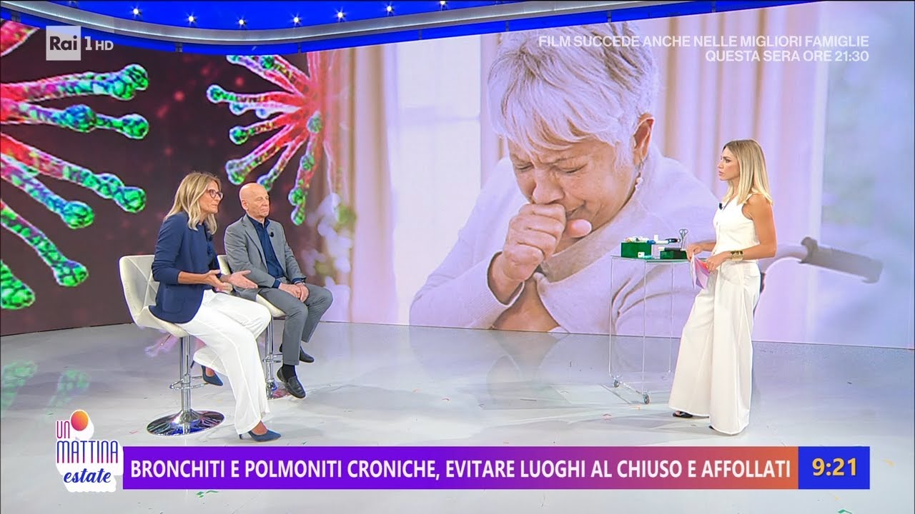 Bronchiti e polmoniti, sintomi e cura - Unomattina Estate 04/09/3025