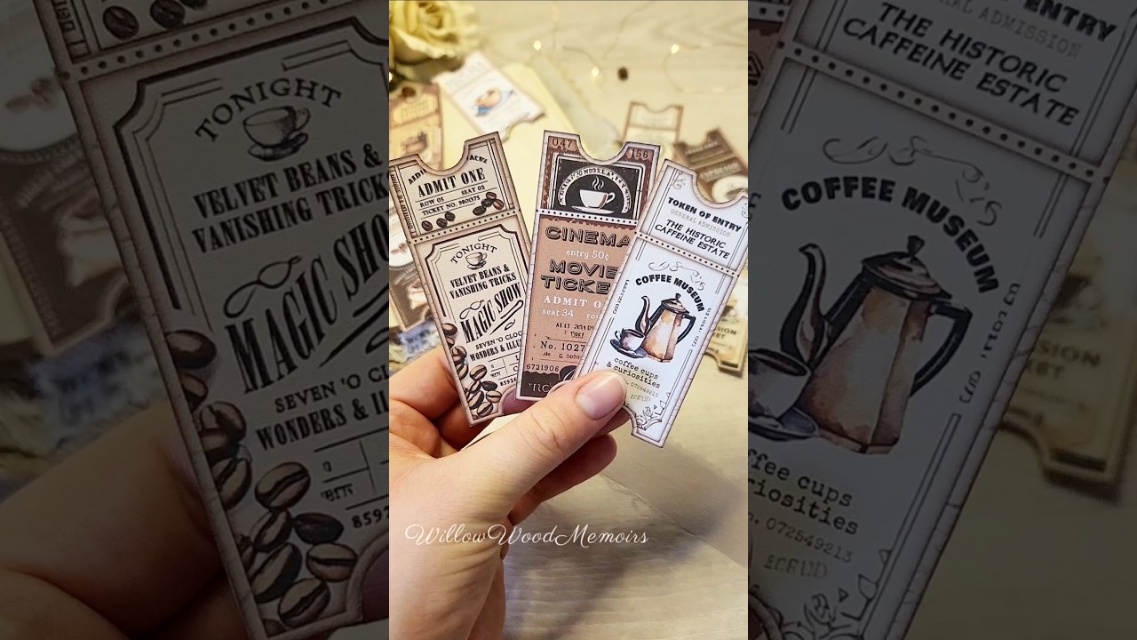 JUMBO vintage coffee ticket ephemera ☕️🎟✨️ 