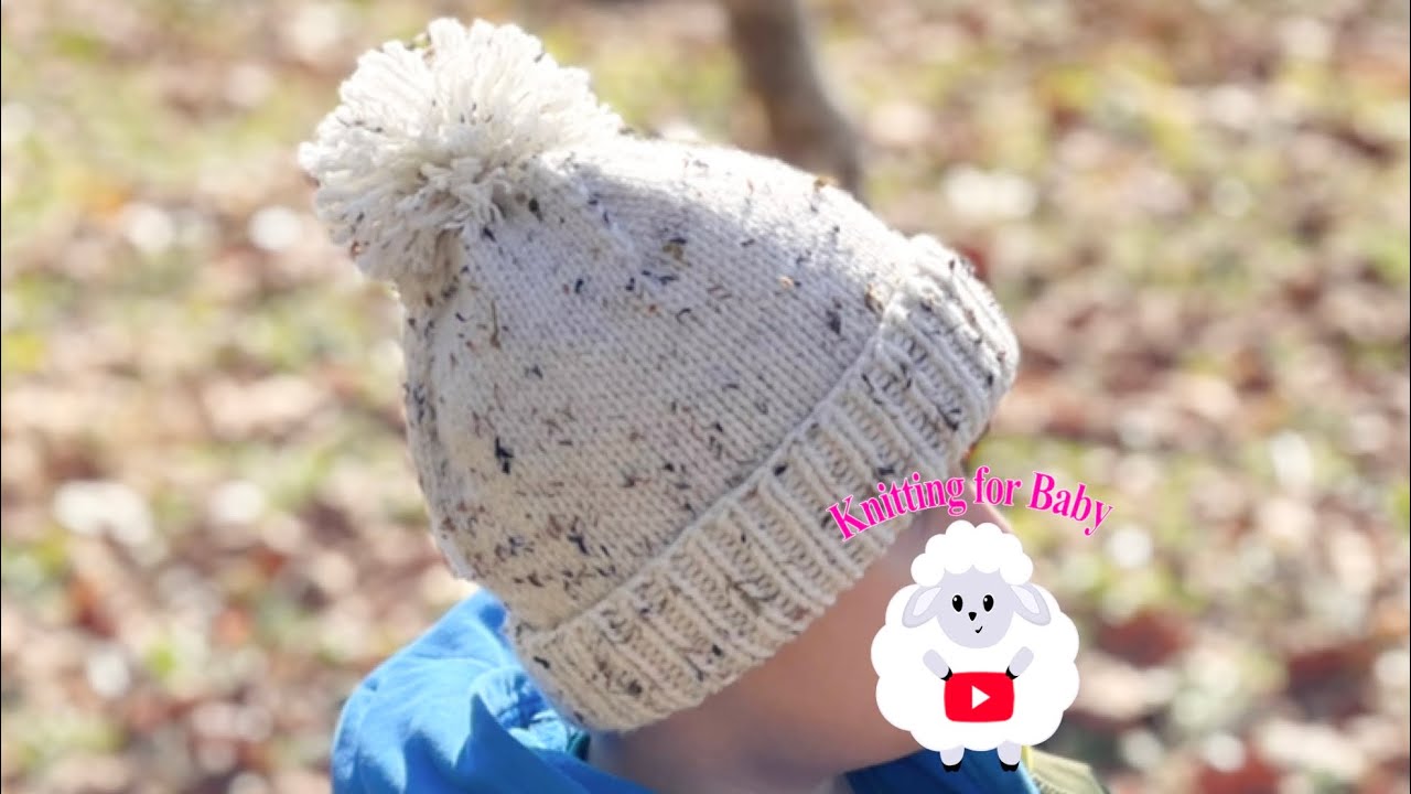 Easy knit hat for boys and girls 5-8 years old + more sizes EASY KNIT HAT PATTERN