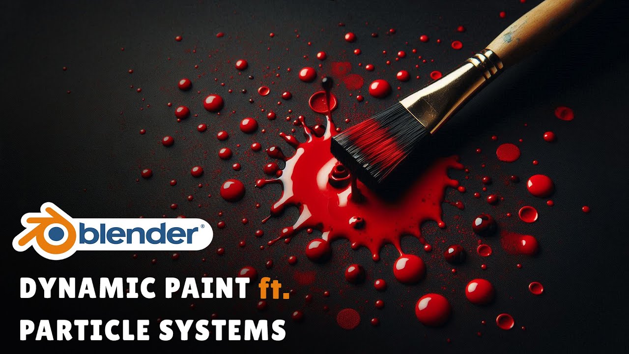 Blender Tutorial - Dynamic Paint meets Particle Systems