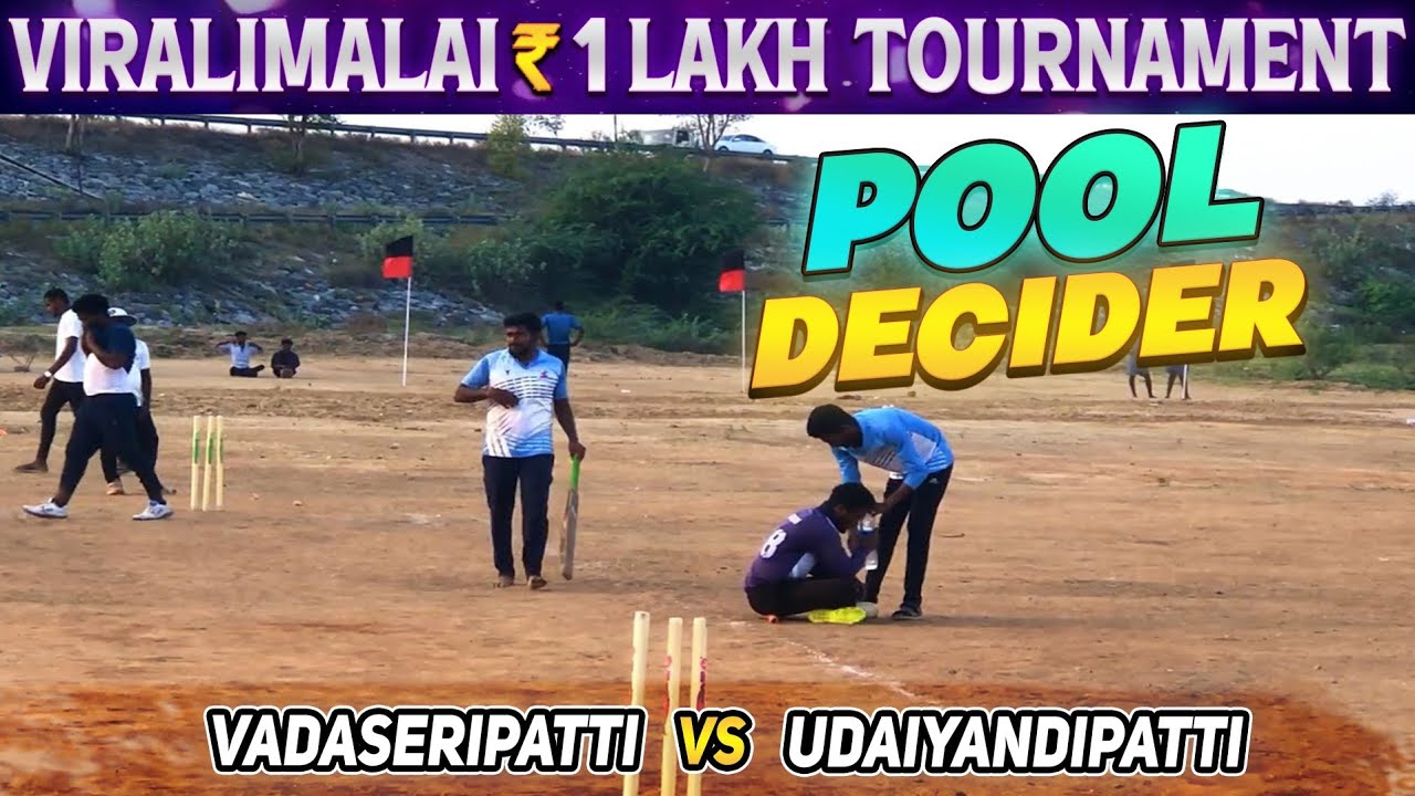 Cricket | Poll Decider | Vadaseripatti Vs Udaiyandipatti | Viralimalai 1 Lakh Tournament | #ipl2023