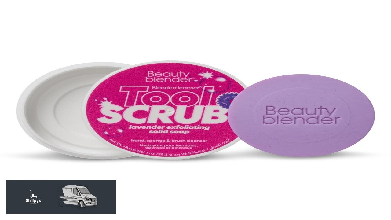 Beautyblender Blendercleanser Tool Scrub Solid Cleanser  Lavender Makeup Sponge & Brush