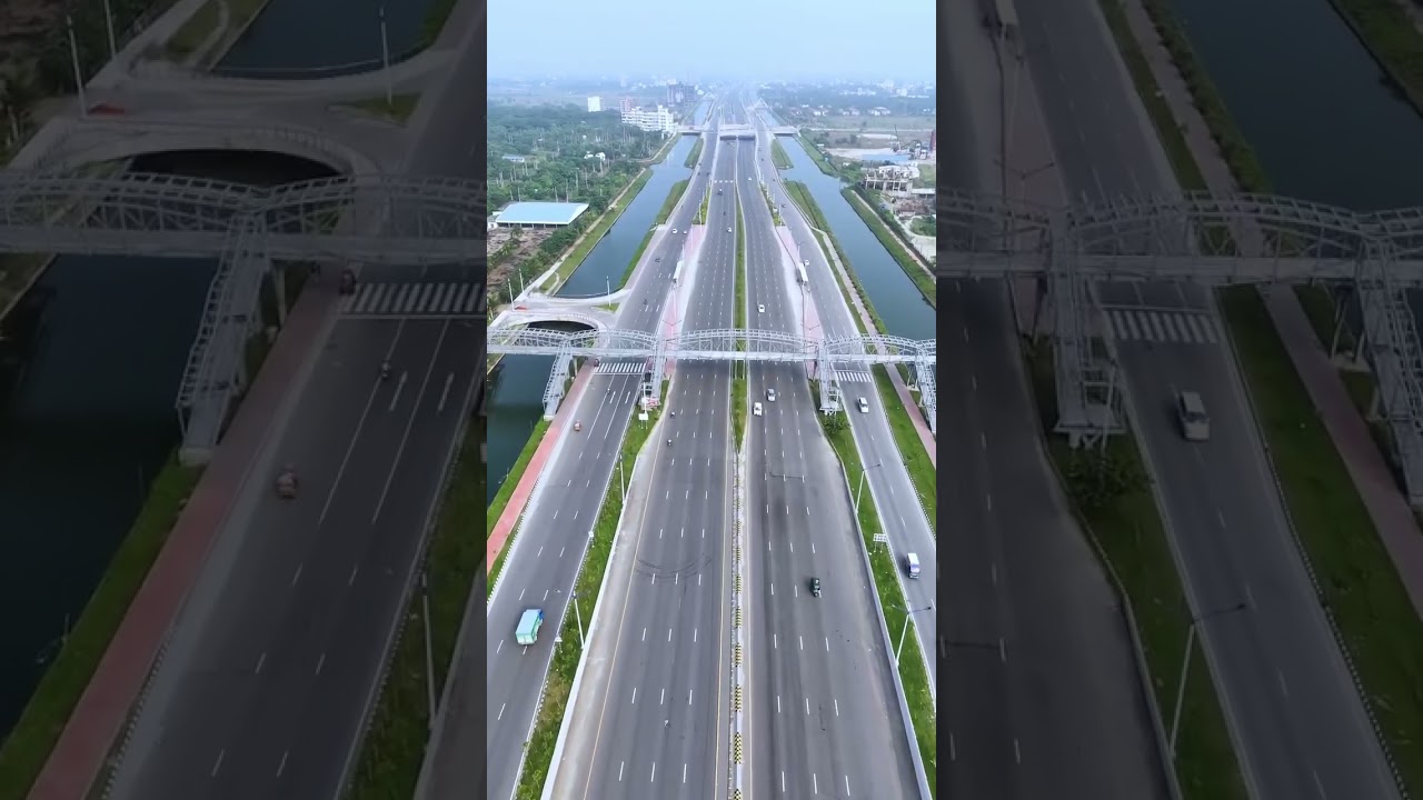 The Most Beautiful Road in Bangladesh! Purbachal 300 Feet Road | #Purbachal300FeetRoad #dhaka