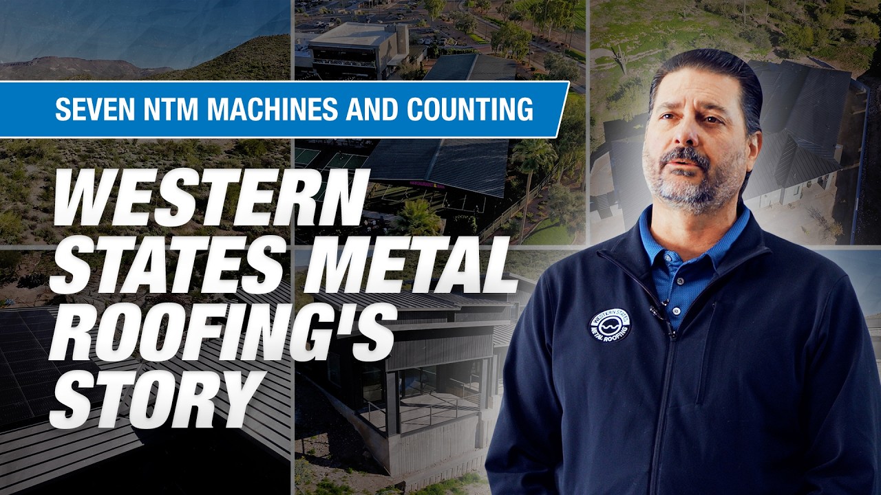 Семь машин NTM и это еще не всё: история компании Western States Metal Roofing.