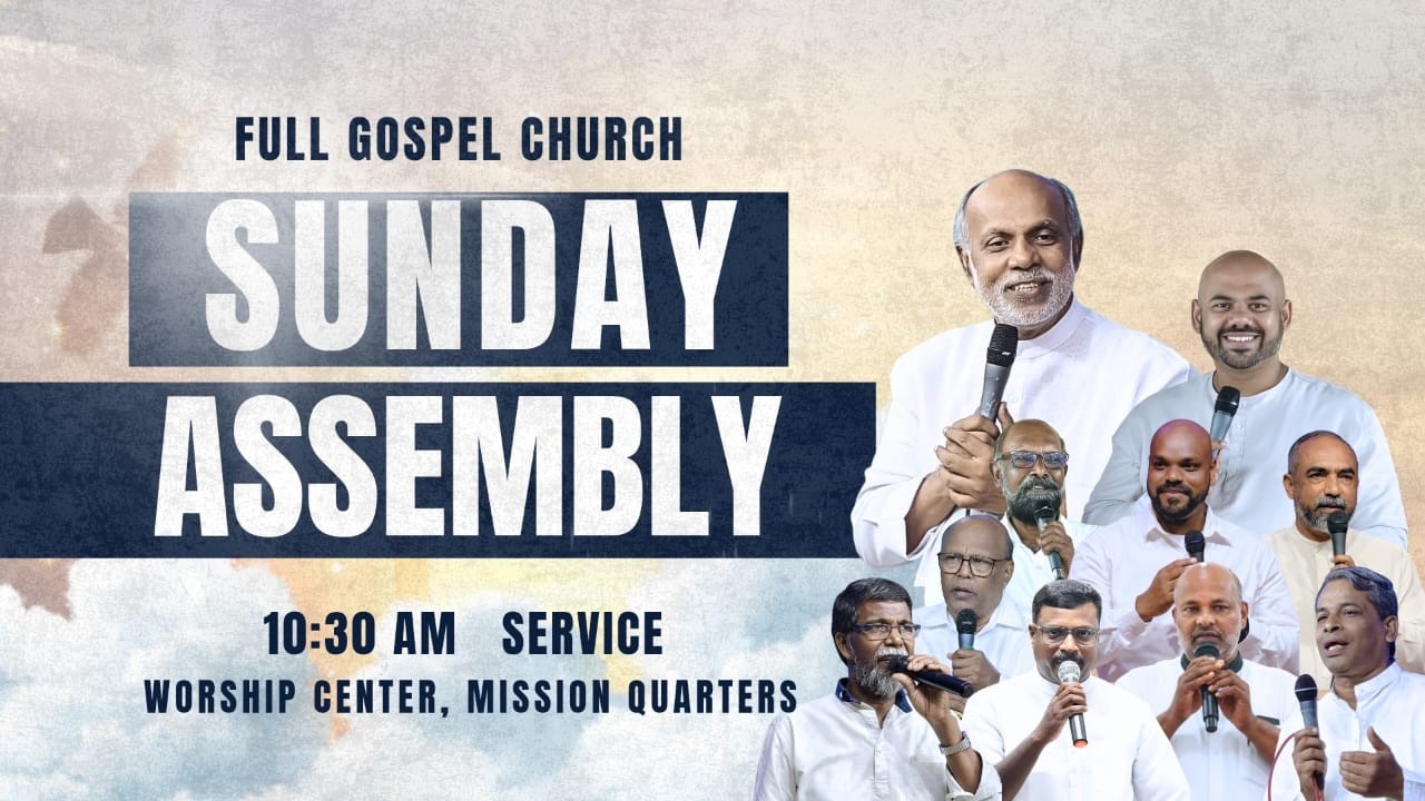 15/03/2026 | 10.30 AM | Sunday Live | Full Gospel Church | Worship Center Thrissur