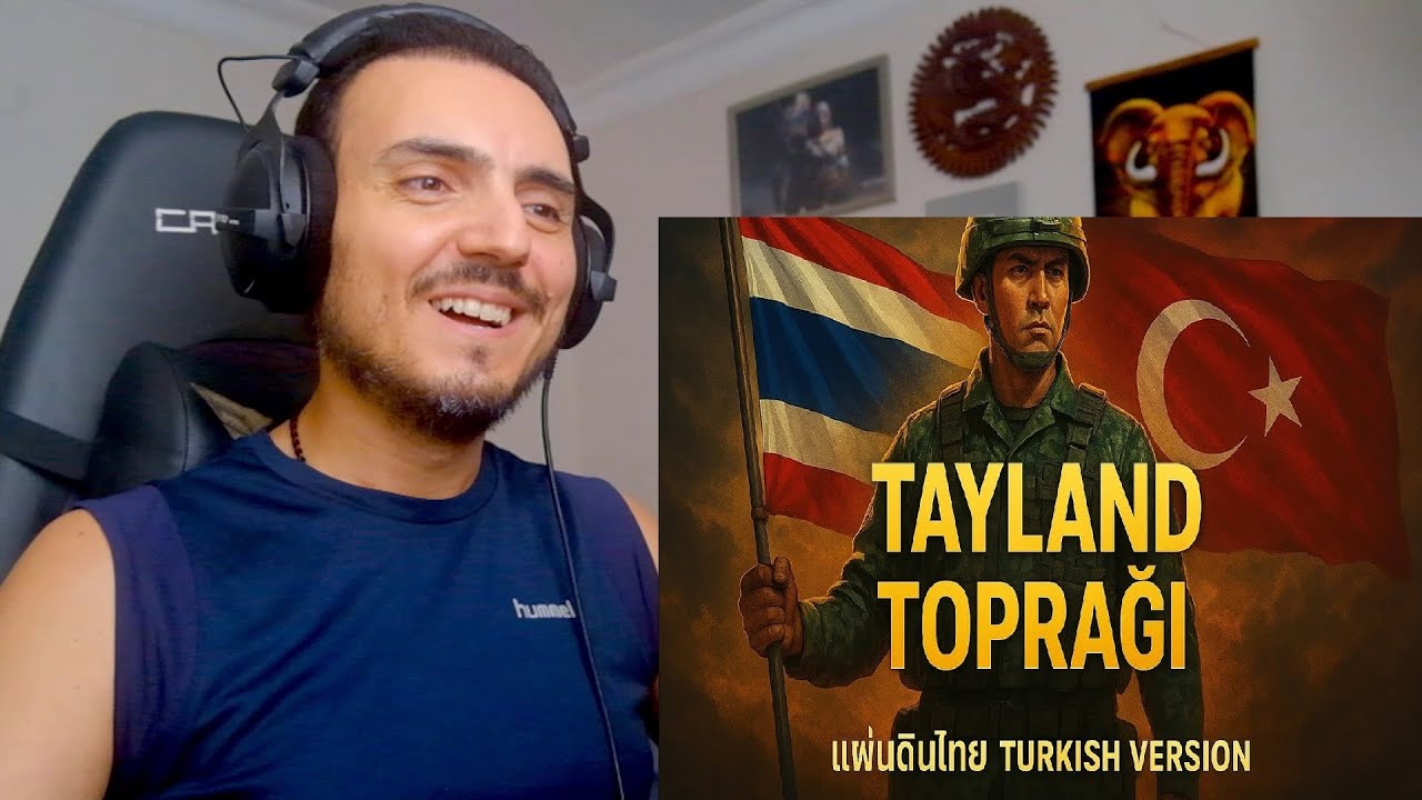 แผ่นดินไทย | Tayland Toprağı | Turkish Version Official Lyrics|โจ๊ะ1977 Reaction