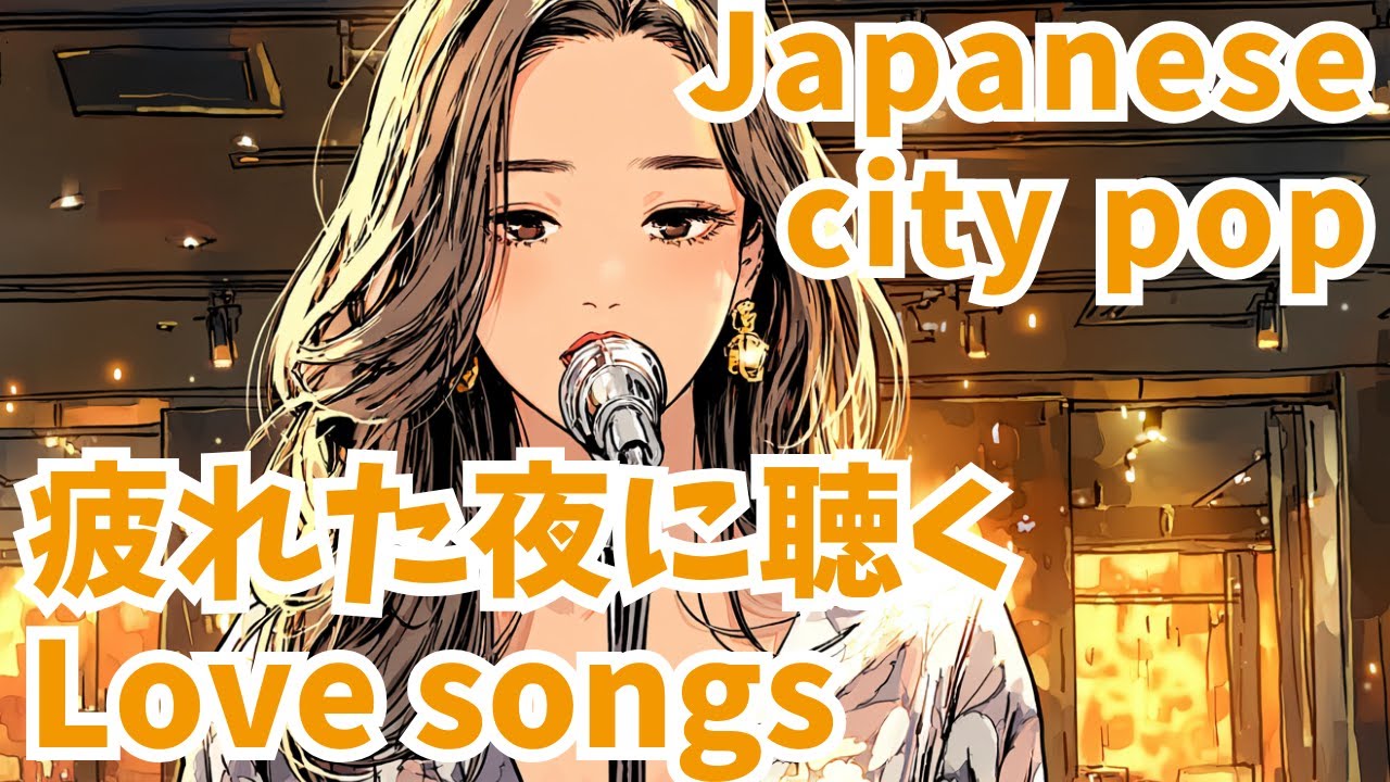 【邦楽citypop】夜に合うjapanese lovesong playlist/深い安らぎと永遠の瞬間✨/SmoothR&B/study/work/