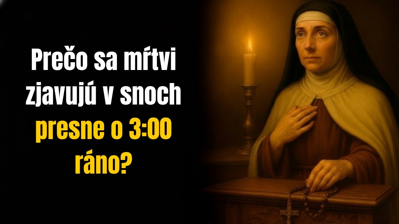 Svätá Terézia Odhalila: Tajomstvo prečo mŕtvi prichádzajú v snoch vždy o 3:00 ráno — ŠOKUJÚCE!