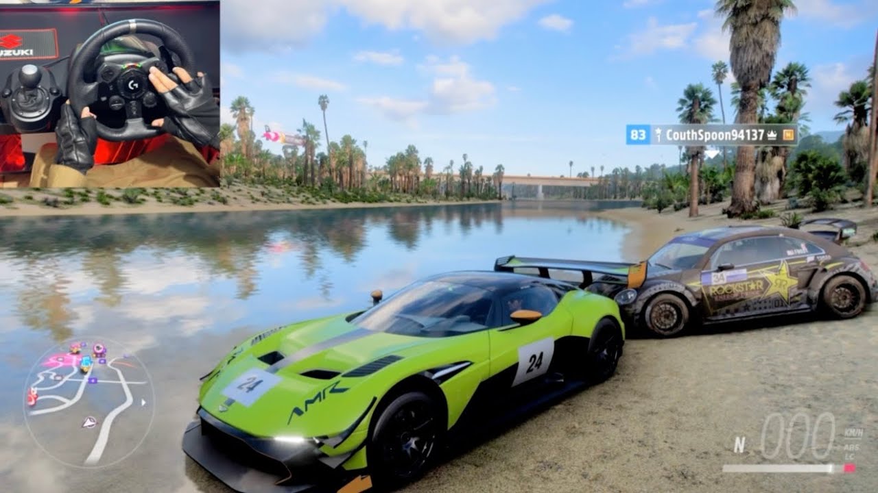 Aston Martin Amr pro 2017 Forza Horizon 5 Logitech g923 Gameplay 