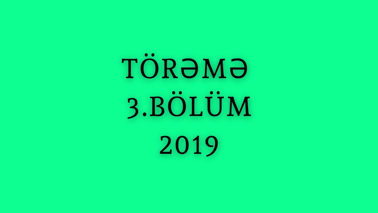Törəmə 3.BÖLÜM