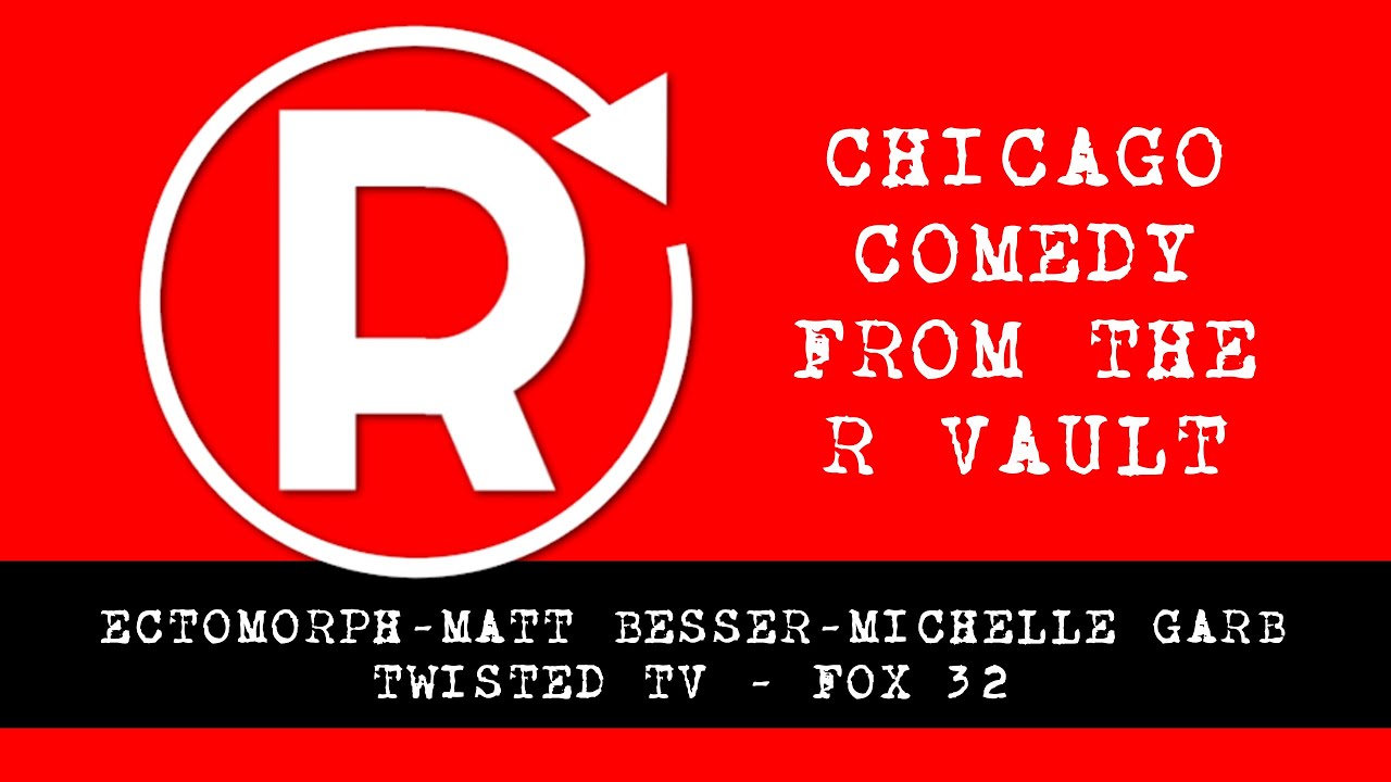 R Vault - Twisted TV - Ectomorph sketch The Fly and comic Michelle Garb