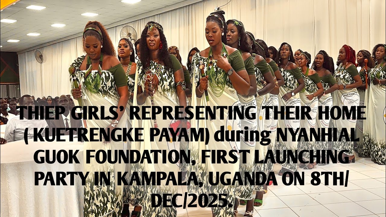 Thiep Girls’ during(Nyanhial Guog Foundation  launching party) first edition in Kampala, Uganda.