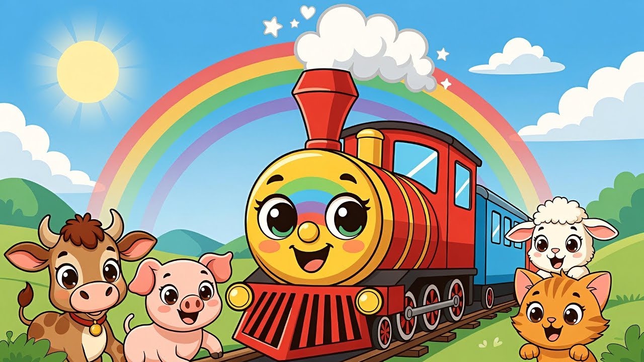 Train Choo Choo Song I King Nursery Rhymes & Kids