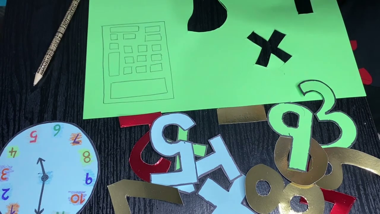 Number Day | easy DIY at home | recycle | fun craft | Share your ideas |Tabby’s Corner
