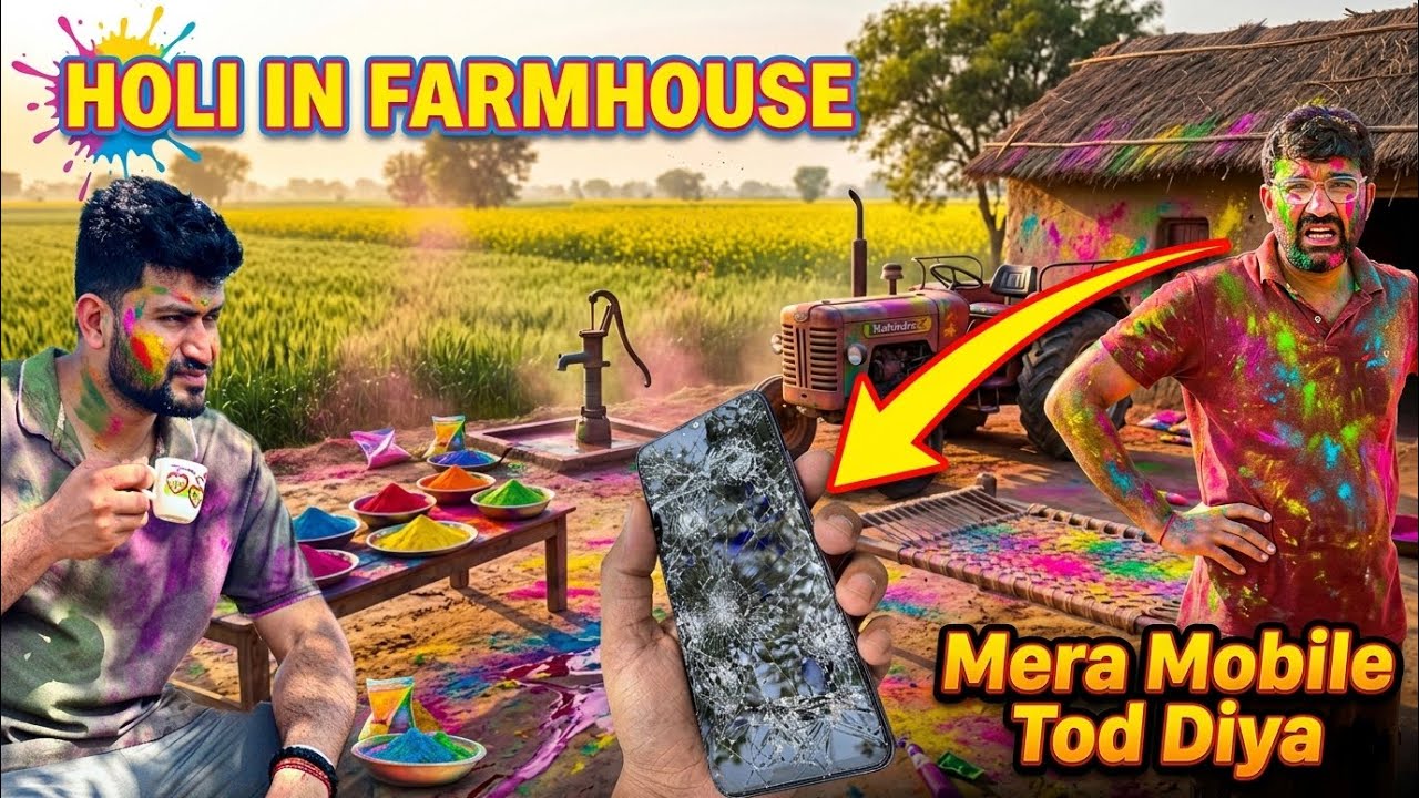 Aisi Hoti Hai Gaon Ki Holi! 🌾🌈 | Rajasthan Special