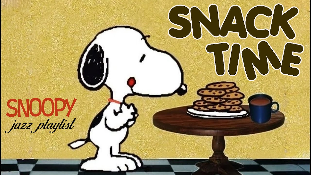 Its Snack Time with Snoopy🍪 relaxing jazz playlist just to fulfill your day~