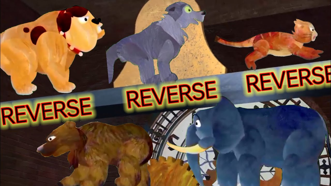 HICKORY DICKORY DOCK REVERSE SCENE (BLAZE EFFECTS+VOICE VIBRATION WITH REALISTIC SOUND OF ANIMALS)