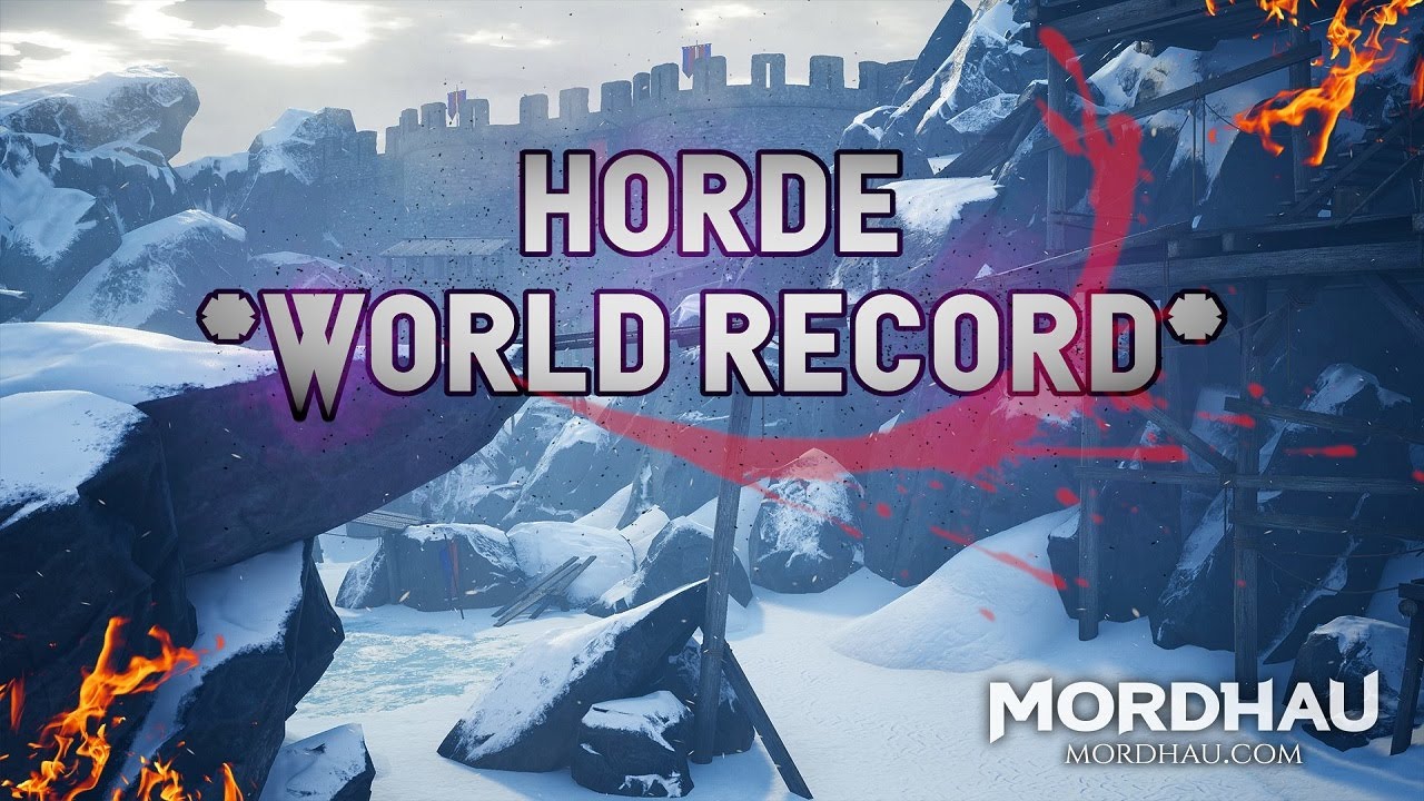 🏆✨ HORDE *WORLD RECORD* 21 WAVE WIN!!! | MORDHAU ✨🏆