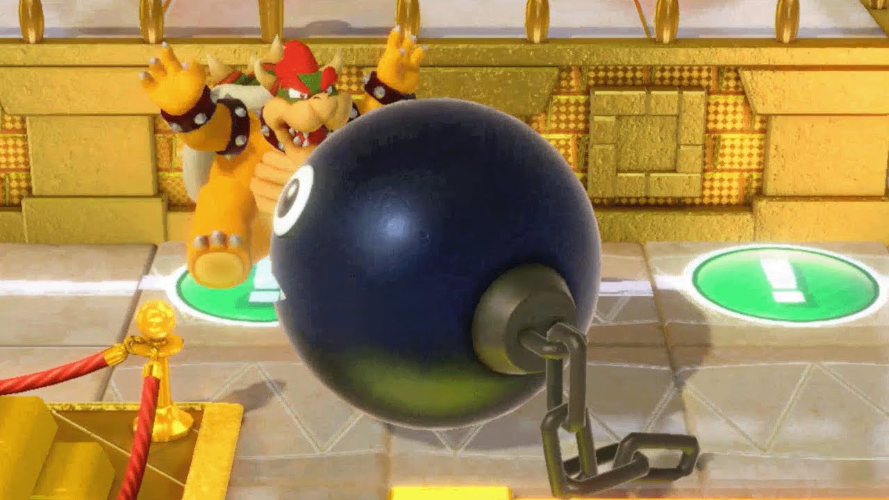 Super Mario Party - Bowser vs Mario vs Luigi vs Peach - Kamek's Tantalizing Tower