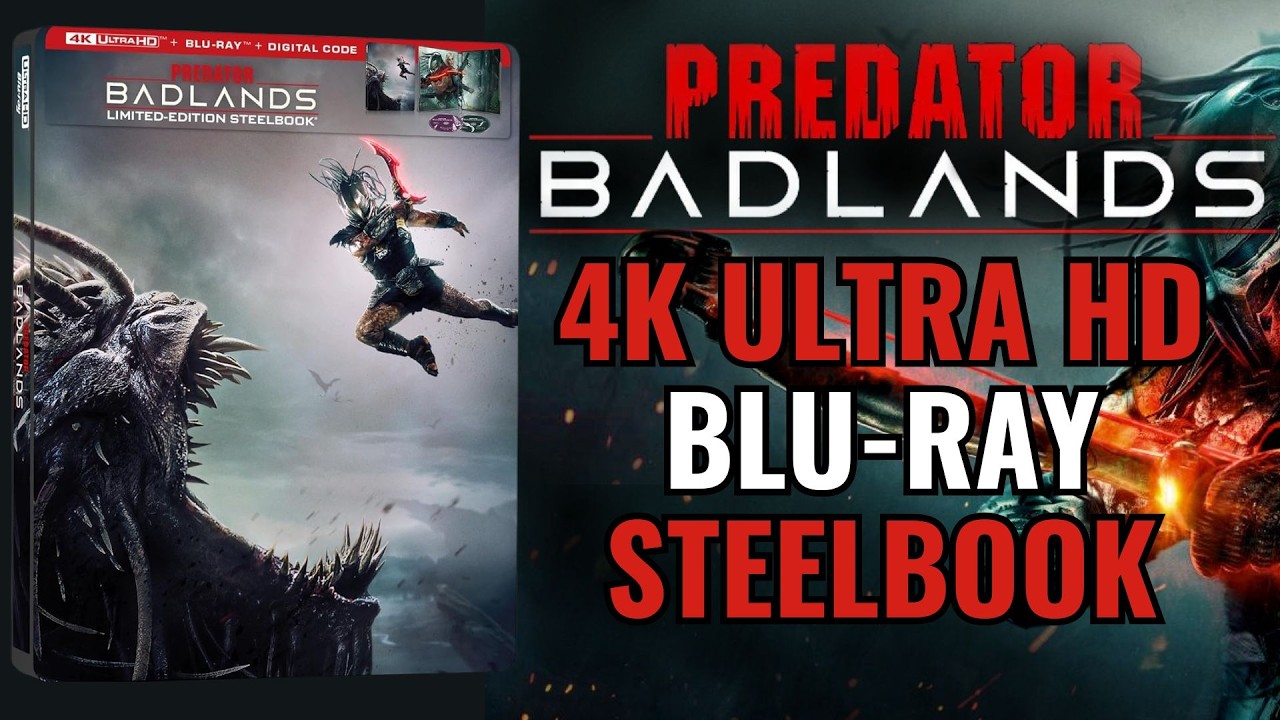 Хищник: Пустоши 4K Ultra HD + Blu-ray + цифровая версия в металлическом футляре