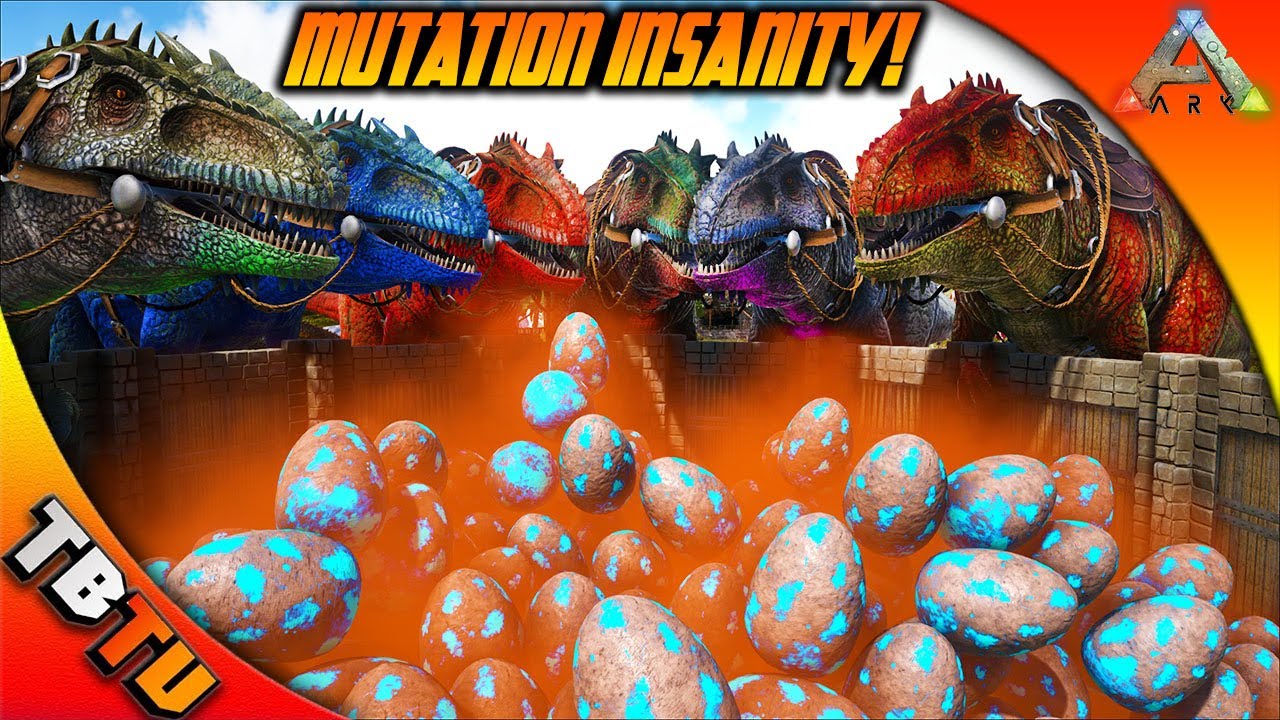 🔥 1000 ГИГАЯИЦ! ЭПИЧЕСКИЕ ГИГАМУТАЦИИ! МУТАЦИИ ЦВЕТА ГИГАНОТОЗАВРОВ! Ark Survival Evolved