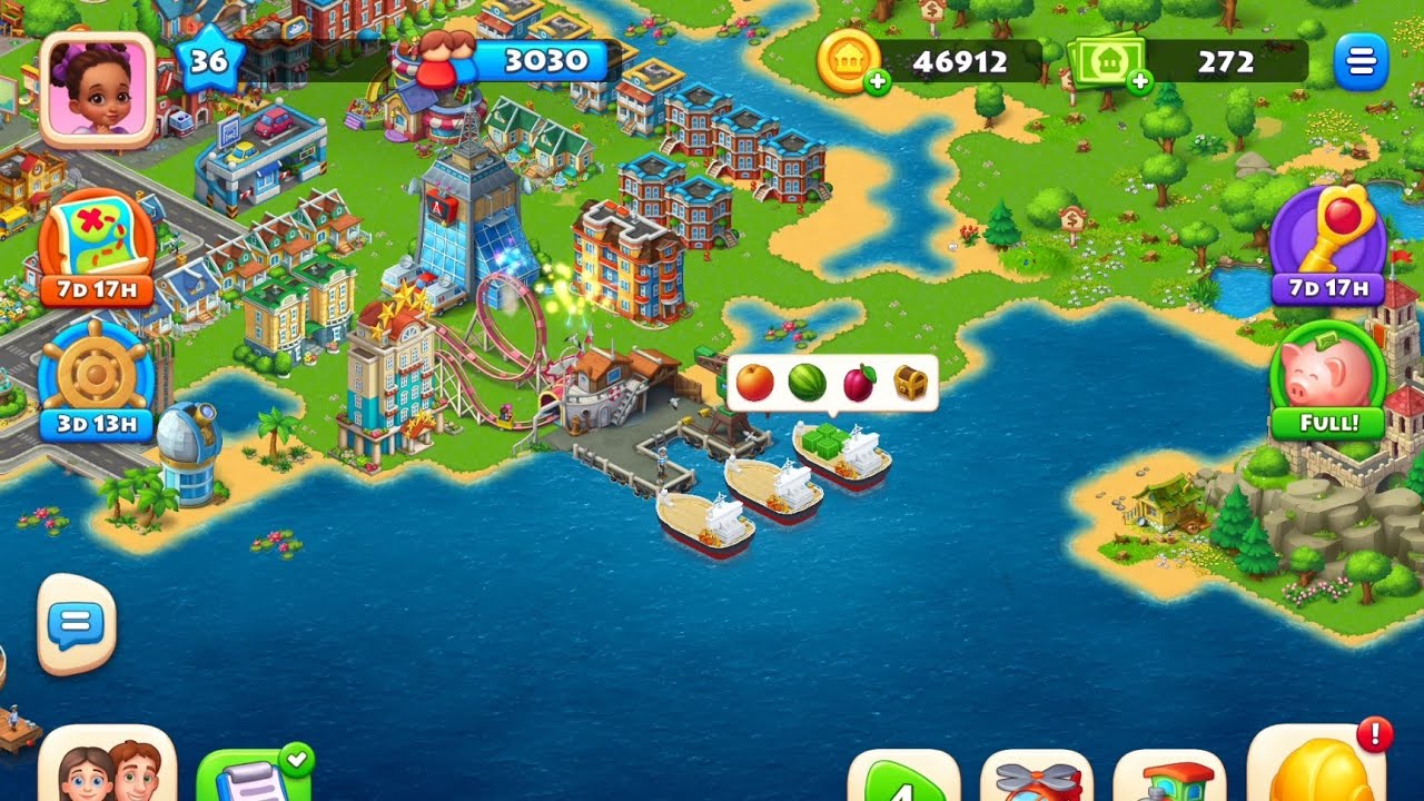 🎢 How to Build a Roller Coaster in Township 🛠️ | Fun Fair Construction Guide