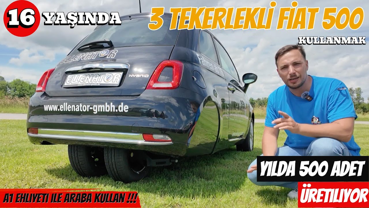 Şaka Değil Gerçek!!! 3 Tekerlekli Fiat 500// Oğlu için Yapmıştı Şimdi Yılda 500 Adet Satıyor