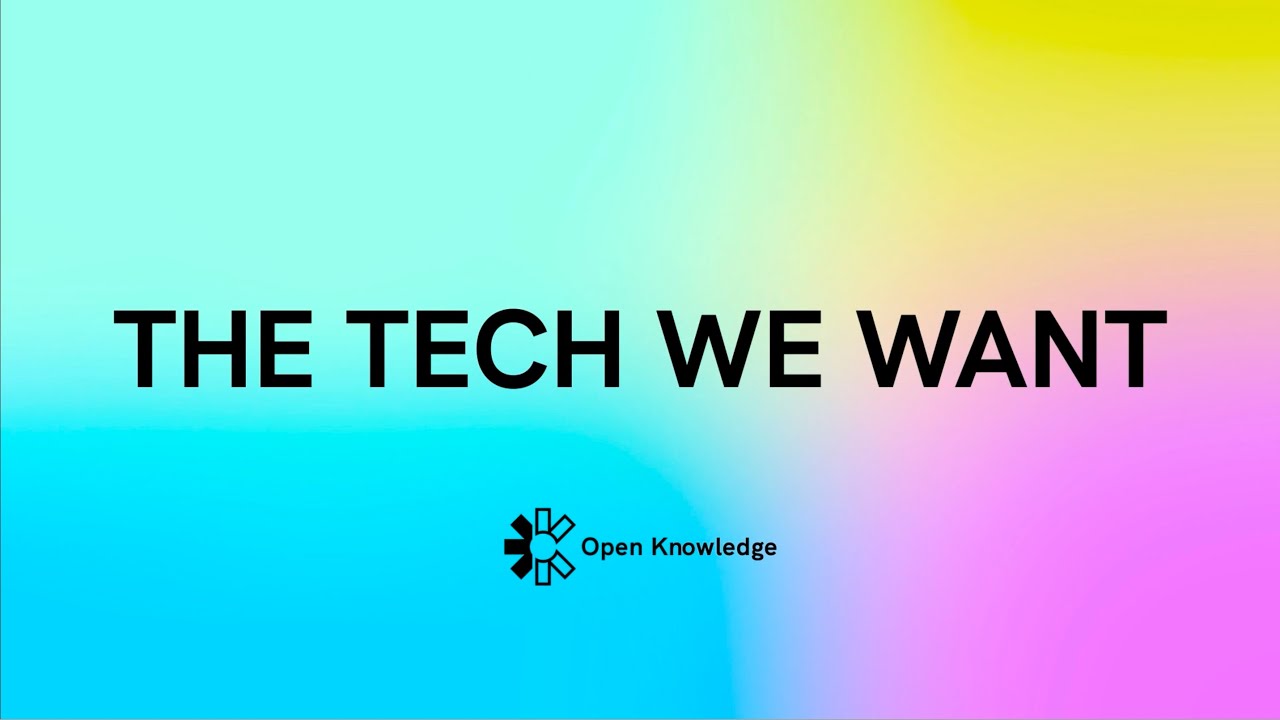 The Tech We Want