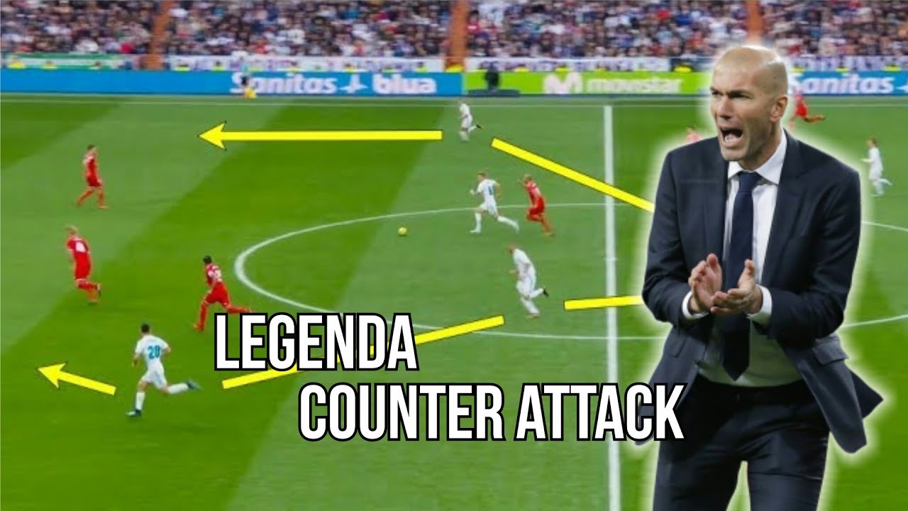 Real Madrid Zinedine Zidane - Legenda Counter Attack 2018