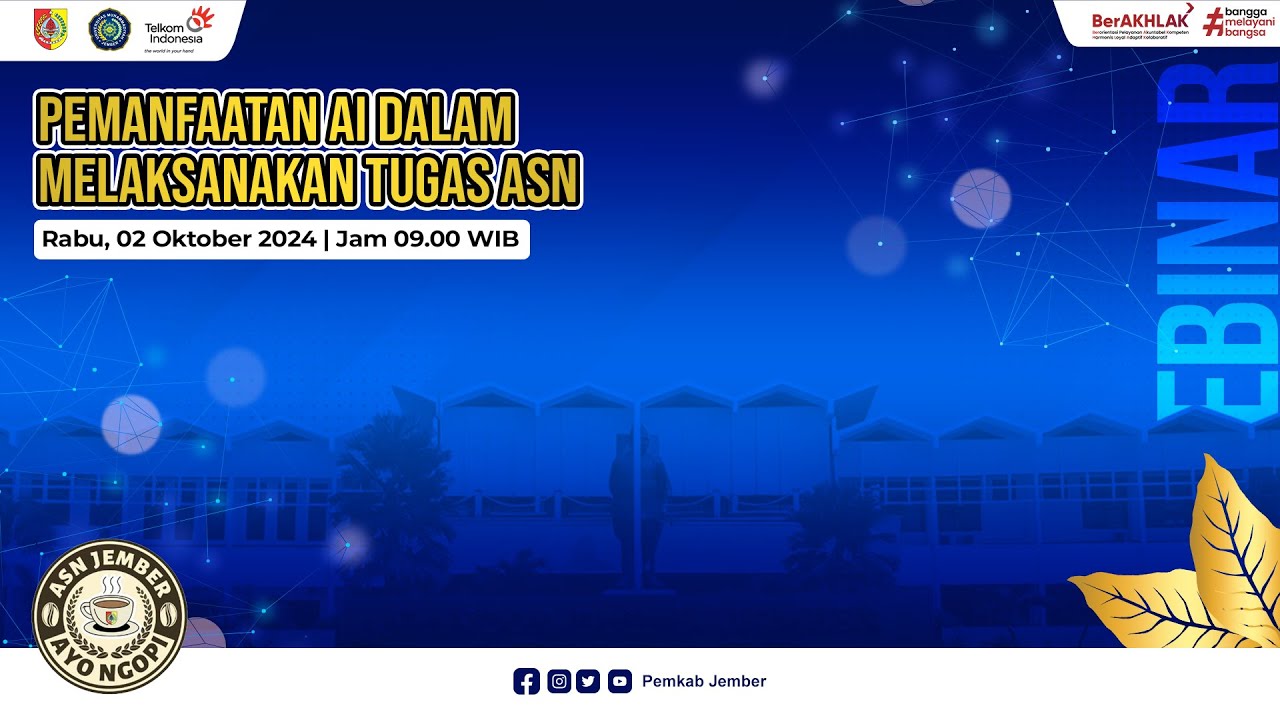 Webinar Series ASN Jember Ayo Ngopi Tema 8 