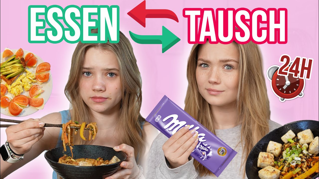 Jana und ich tauschen 24h ALLES, was wir essen (+ Rezepte)