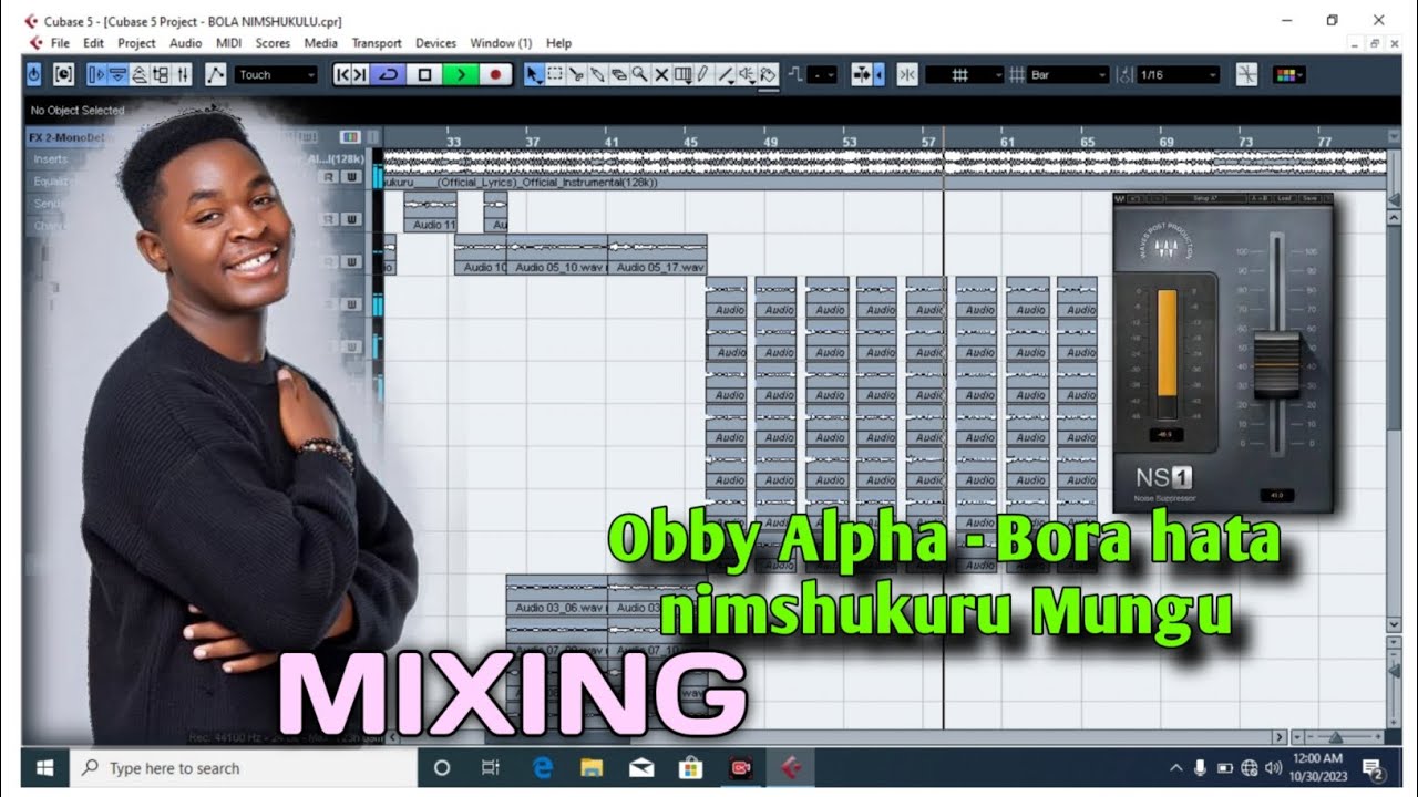 JIFUNZE KUMIX BACK VOCAL ZA Obby Alpha - Bora hata nimshukuru Mungu CUBASE 5 JINSI YA KUMIX CHORUS