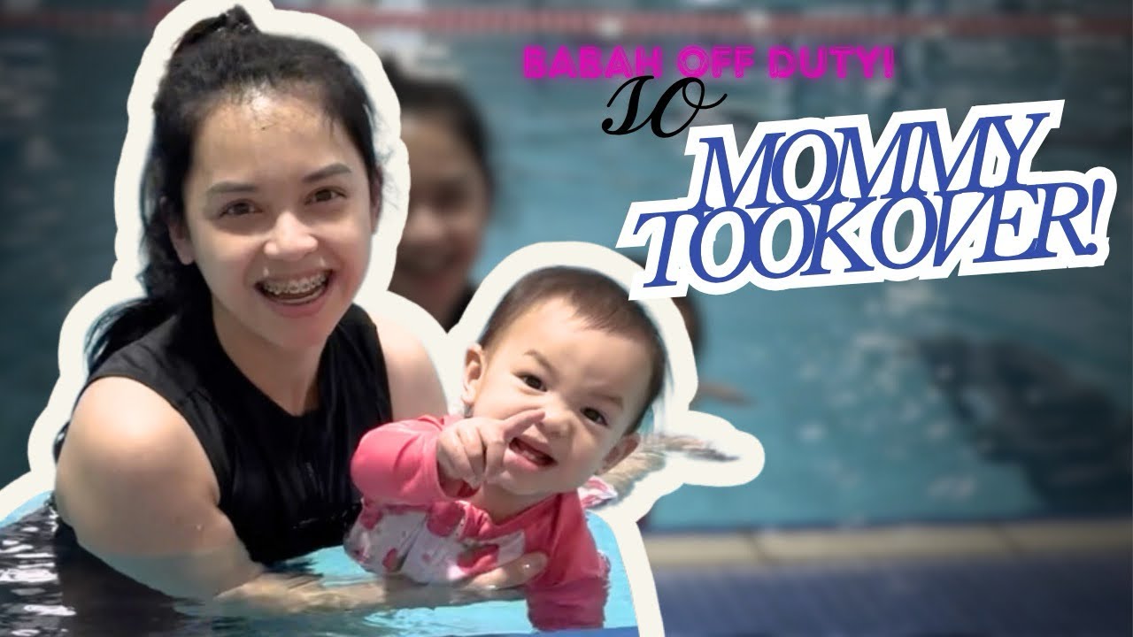 Mommy’s First Time in Baby Swim Class 💦 | Babah’s Turn Ends After 9 Months | #vlog34 