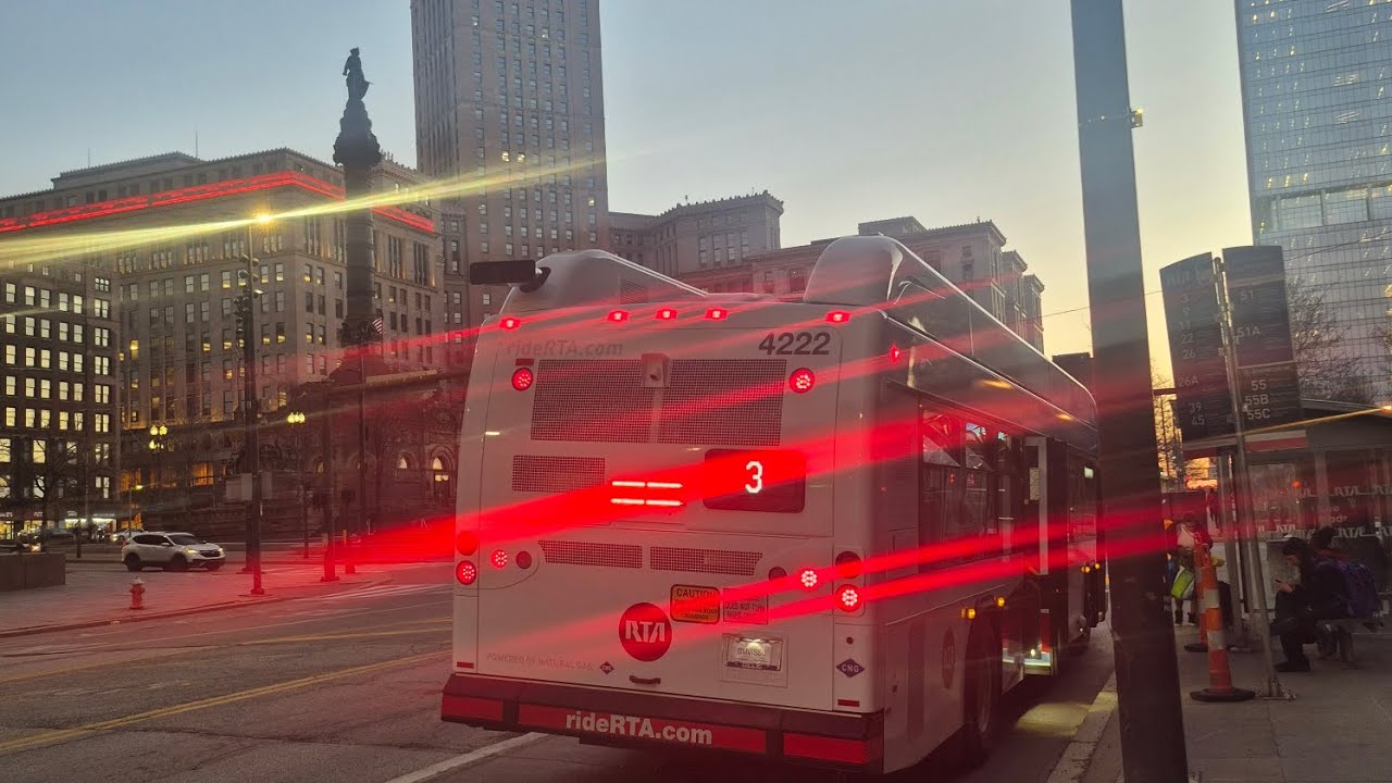 RTA Ride, #4222 on Route 3 Superior to Downtown?? 2025 Gillig BRT+CNG 40' 